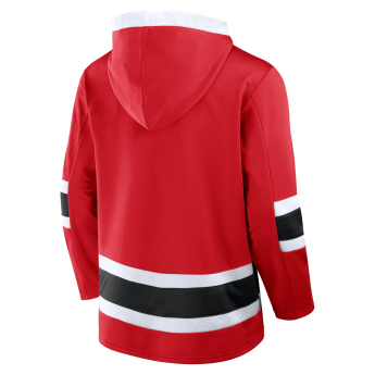 New Jersey Devils muška majica s kapuljačom Mens Laced Hockey