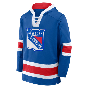 New York Rangers muška majica s kapuljačom Mens Laced Hockey