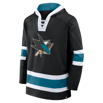 San Jose Sharks muška majica s kapuljačom Mens Laced Hockey