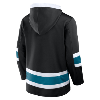 San Jose Sharks muška majica s kapuljačom Mens Laced Hockey