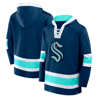Seattle Kraken muška majica s kapuljačom Mens Laced Hockey