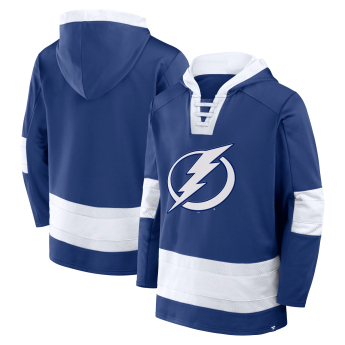 Tampa Bay Lightning muška majica s kapuljačom Mens Laced Hockey