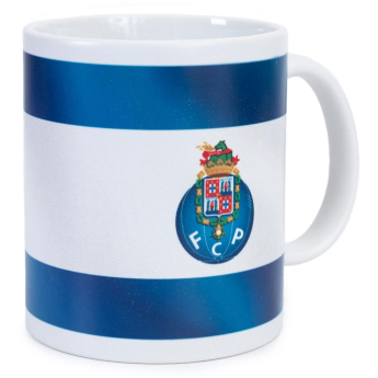 FC Porto šalica crest on a blue and white