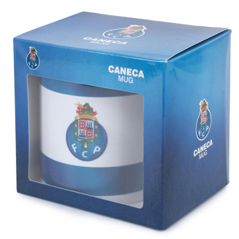 FC Porto šalica crest on a blue and white