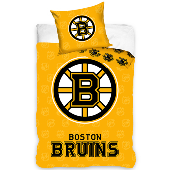 Boston Bruins posteljina za jedan krevet Shield 2