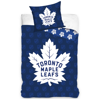 Toronto Maple Leafs posteljina za jedan krevet Shield 2