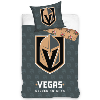 Vegas Golden Knights posteljina za jedan krevet Shield 2