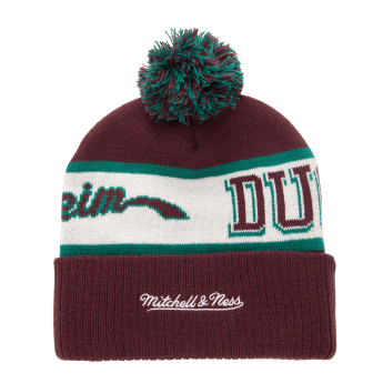 Anaheim Ducks zimske kape Block Sweep Pom Knit
