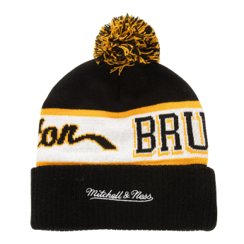 Boston Bruins zimske kape Block Sweep Pom Knit