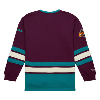 Anaheim Ducks muška majica Heritage Lace-Up Crew Vintage Logo