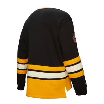 Boston Bruins muška majica Heritage Lace-Up Crew Vintage Logo