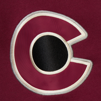 Colorado Avalanche muška majica Heritage Lace-Up Crew Vintage Logo