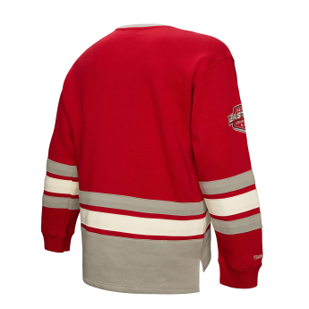 Detroit Red Wings muška majica Heritage Lace-Up Crew Vintage Logo