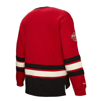 New Jersey Devils muška majica Heritage Lace-Up Crew Vintage Logo