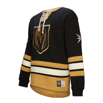 Vegas Golden Knights muška majica Heritage Lace-Up Crew Vintage Logo