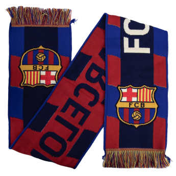FC Barcelona zimski šal Navy Stripe