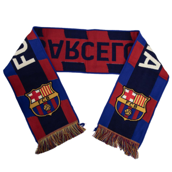 FC Barcelona zimski šal Navy Stripe
