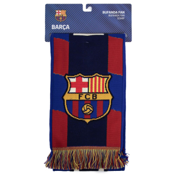 FC Barcelona zimski šal Navy Stripe