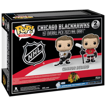 Chicago Blackhawks figurica POP! Connor Bedard #98 Funko Fanatics Exclusive Two-Pack