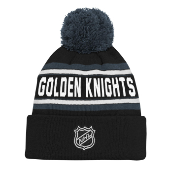 Vegas Golden Knights dječja zimska kapa wordmark cuffed pom