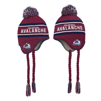 Colorado Avalanche dječja zimska kapa wordmark cuffed pom