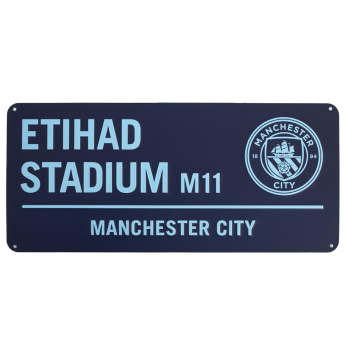 Manchester City zidni natpis Two Tone Street