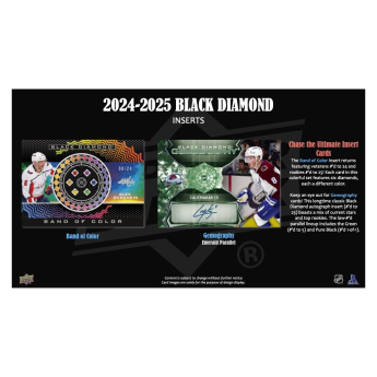 NHL boxovi NHL hokejske karte 2024-25 Upper Deck Black Diamond Hockey Hobby Box
