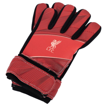 FC Liverpool dječje vratarske rukavice Fuse Goalkeeper Gloves Yths 79-86mm palm width