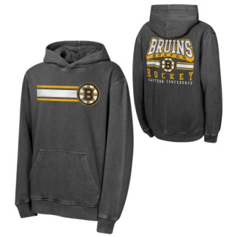 Boston Bruins dječja majica s kapuljačom Cross Fade Pigment Dyed Gw Hd