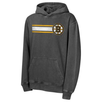 Boston Bruins dječja majica s kapuljačom Cross Fade Pigment Dyed Gw Hd