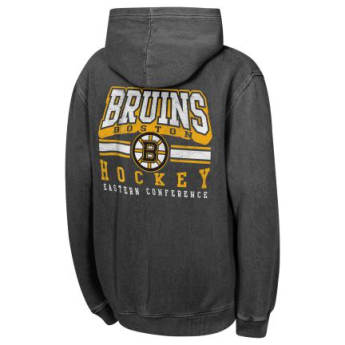 Boston Bruins dječja majica s kapuljačom Cross Fade Pigment Dyed Gw Hd