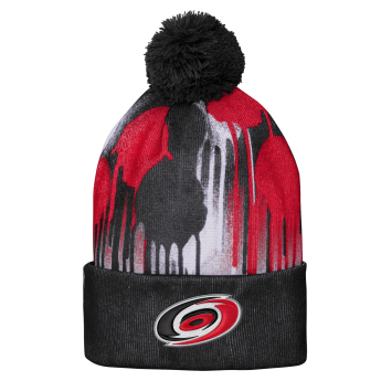Carolina Hurricanes dječja zimska kapa Paint Splatter Cuffed