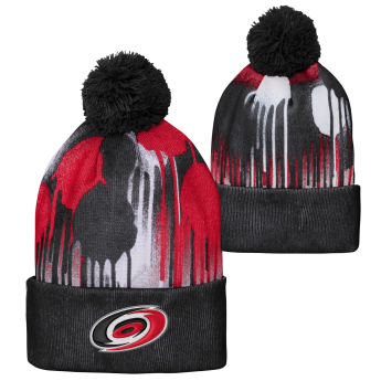 Carolina Hurricanes dječja zimska kapa Paint Splatter Cuffed