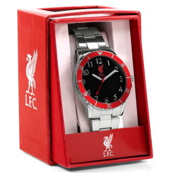 FC Liverpool satovi Mens Red & Silver Bracelet