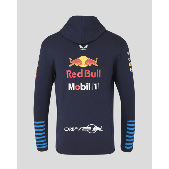Red Bull Racing muška majica s kapuljačom Official Full zip navy F1 Team 2024