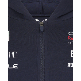 Red Bull Racing muška majica s kapuljačom Official Full zip navy F1 Team 2024