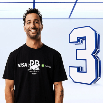 Visa Cash App RB muška majica Daniel Ricciardo black F1 Team 2024