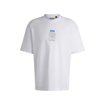 Visa Cash App RB muška majica Hugo oversize white F1 Team 2024