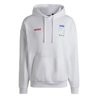 Visa Cash App RB muška majica s kapuljačom Hugo Bulls white F1 Team 2024