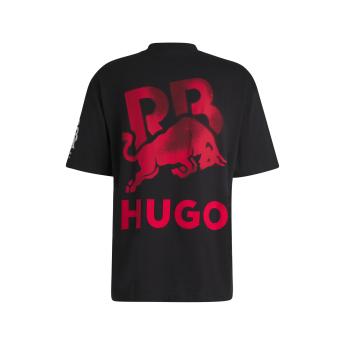 Visa Cash App RB muška majica oversize small logo black F1 Team 2024