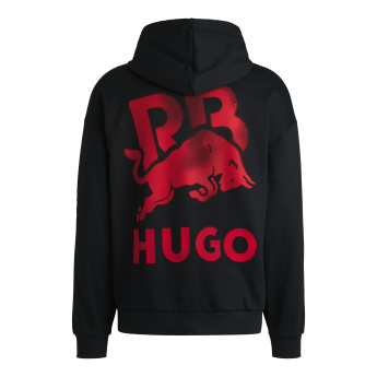 Visa Cash App RB muška majica s kapuljačom Hugo oversize small logo black F1 Team 2024