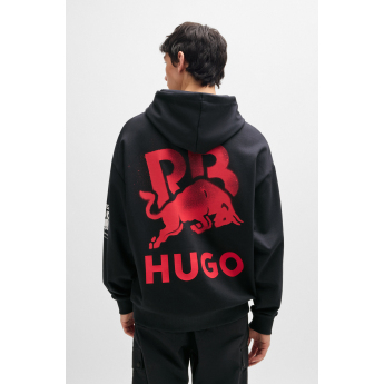 Visa Cash App RB muška majica s kapuljačom Hugo oversize small logo black F1 Team 2024