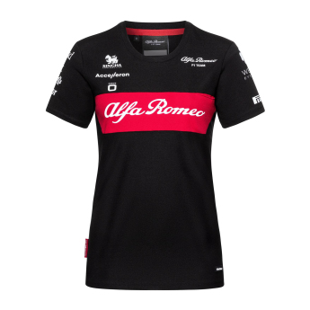 Alfa Romeo Racing ženska majica official black F1 Team 2023
