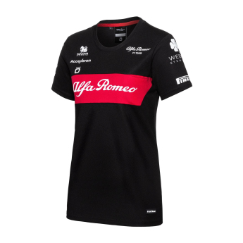 Alfa Romeo Racing ženska majica official black F1 Team 2023