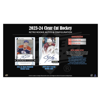 NHL boxovi NHL hokejske karte 2023-24 Upper Deck Clear Cut Hobby Box
