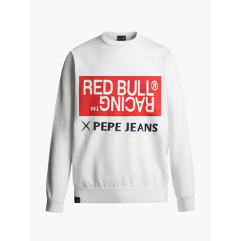 Red Bull Racing muški džemper color block white F1 Team 2023