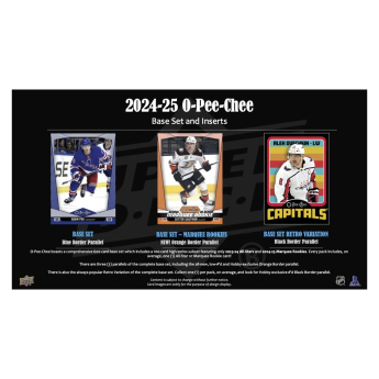 NHL boxovi NHL hokejske karte 2024-25 Upper Deck O-Pee-Chee Hobby Box