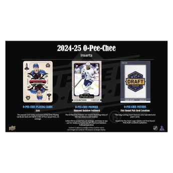 NHL boxovi NHL hokejske karte 2024-25 Upper Deck O-Pee-Chee Hobby Box