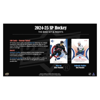 NHL boxovi NHL hokejske karte 2024-25 Upper Deck SP Hockey Blaster Box