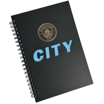 Manchester City zápisník A5 Cut Out